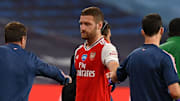 Mustafi picked up an injury during the semi-final victory over Manchester City