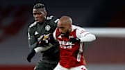 Les deux Français Paul Pogba et Alexandre Lacazette ne se sont pas fait de cadeau pendant la rencontre.