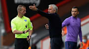 Jose Mourinho was fuming when Tottenham didn't a penalty