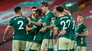 Sander Berge a marqué avec Sheffield United cette saison contre Liverpool. 