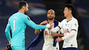 Nach dem 1:0-Sieg über Everton gaben sich Hugo Lloris und Heung-min Son die Hand - davor wären beinahe Fäuste geflogen