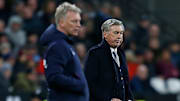 Moyes and Ancelotti on the touchline