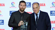 Tebas y Messi