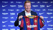 Ronald Koeman, flamante entrenador del FC Barcelona de España.