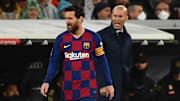 Lionel Messi et Zinédine Zidane.