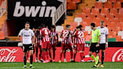 El Atlético de Madrid derrotó al Valencia en Mestalla por la mínima