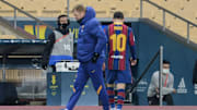 Lionel Messi recibió su primera expulsión como jugador del Barcelona.