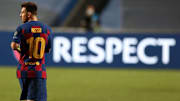 Lionel Messi en plein désarroi. 