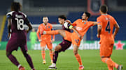 Le PSG lors de son dernier déplacement en Turquie face à Basaksehir. 