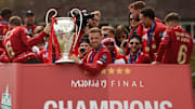 Parade trofi Liga Champions Liverpool pada musim lalu