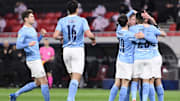 O plantel de Pep Guardiola está em plena sintonia nos gramados da Europa. 