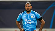 Dimitri Payet arborant le troisième maillot de l'OM