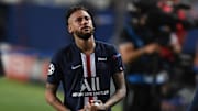 Neymar dépité après la défaite des siens contre le Bayern Munich en finale de Ligue des Champions 2020.
