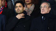 Nasser Al-Khelaïfi et Florentino Perez.