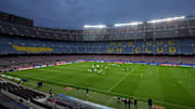 Le PSG s'entraine au Camp Nou en marge du choc de Ligue des Champions. 