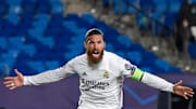 Sergio Ramos firmó ayer su gol número cien con el Real Madrid