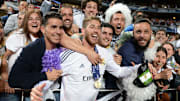 Real Madrid in festa