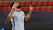 Olivier Giroud, auteur du but salvateur face au Stade Rennais. 