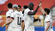Romelu Lukaku une nouvelle fois buteur avec les Diables Rouges. 