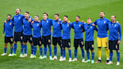 Azzurri prima di Italia-Spagna