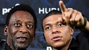 Pelé et Mbappé, passage de témoin. 