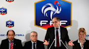 Noël Le Graët au siège de la FFF. 