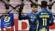 Lucas Paqueta, auteur du but victorieux de l'OL. 