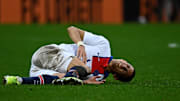FBL-FRA-LIGUE1-LORIENT-PSG - Di Maria, lesionado.