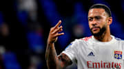 Memphis Depay, auteur d'un triplé face à Dijon. 