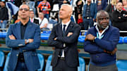 Fabrizio Ravanelli aux cotés de Basile Boli