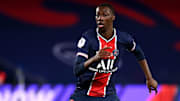 Bandiougou Fadiga face au FC Lorient. 
