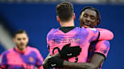 Julian Draxler et Moise Kean, les deux buteurs du match. 