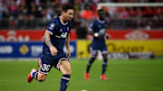 FBL-FRA-LIGUE1-REIMS-PSG - Messi, en su debut con PSG.