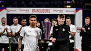 Rangers lifted the Veolia Trophy on Saturday after a 2-0 win over Nice