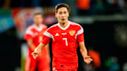 Kuzyaev est international russe. 