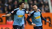 Stindl und Bensebaini werden wohl bei den Bayern für Gladbach starten.