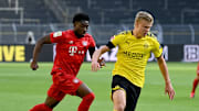 Stehen zur Wahl zum Bundesliga-Rookie der Saison: Alphonso Davies (l.) und Erling Haaland