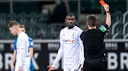 Marcus Thuram a été expulsé avoir avoir craché sur un joueur d'Hoffenheim