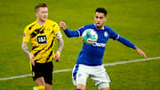 Marco Reus (l.) gegen Omar Mascarell.