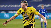 Erling Haaland a inscrit un doublé ce samedi soir face à Schalke 04 dont un sublime
