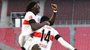 Tanguy Coulibaly und Silas Wamangituka.