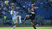 Ciro Immobile face à Joachim Andersen. 