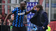 Romelu Lukaku e Antonio Conte 