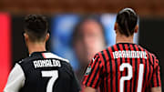 Cristiano Ronaldo e Zlatan Ibrahimovic