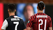 Ibrahimovic y Cristiano Ronaldo