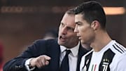 Allegri a entrainé Cristiano Ronaldo avec la Juventus.