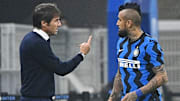Antonio Conte y Arturo Vidal, una pareja con mal carácter 
