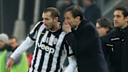 Giorgio Chiellini e Max Allegri