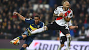 Leo Jara y el recordado tiro en el palo ante River.