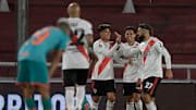 Jorge Carrascal marcó el tercer gol de River ante Liga de Quito.